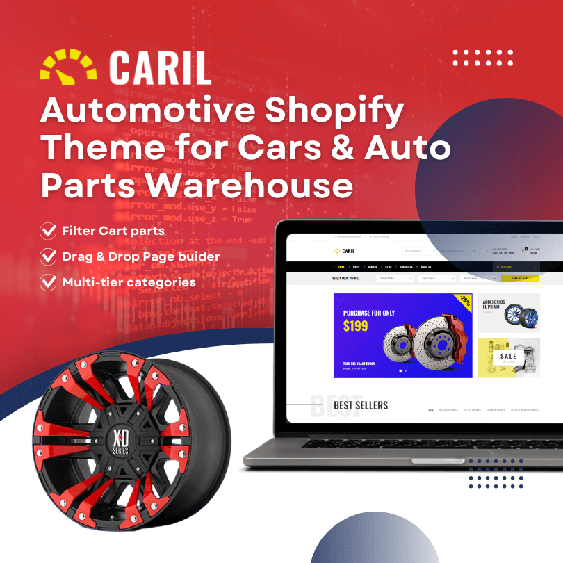 CARIL - Premium Shopify Theme for Automotive & Car Parts Stores