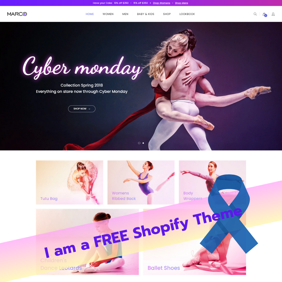 Marco Ballet - Elegant Shopify Theme for Dance and Ballet Stores