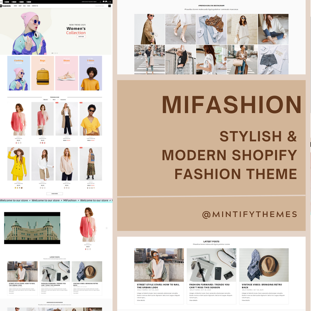 MiFashion - Stylish & Modern Shopify Fashion Theme