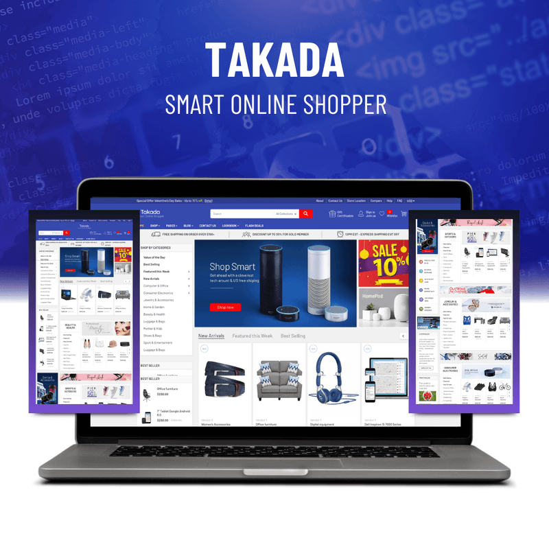 Takada Shopify Theme - Ideal for AliExpress Dropshipping Success